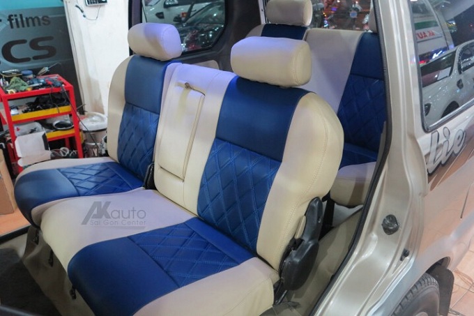 Bọc nệm ghế da cho xe Mitsubishi Jolie giả da Thái Lan