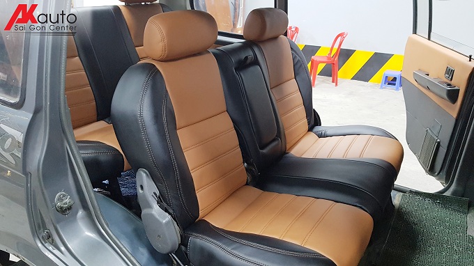 Bọc nệm ghế da cho xe Mitsubishi Jolie