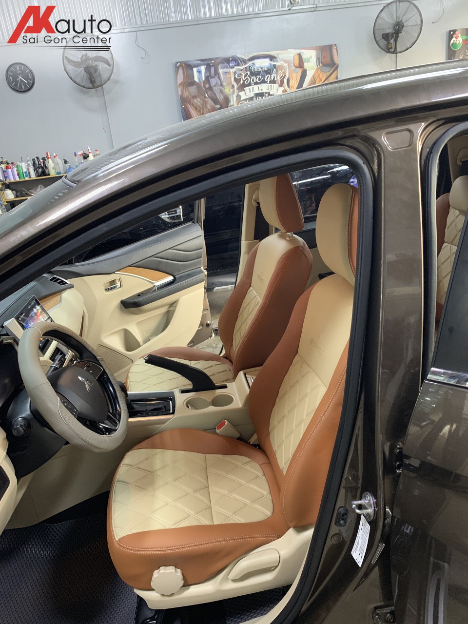 bọc ghế da xe Xpander nhiều màu sắc thích hợp