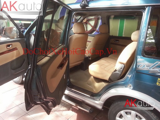 Bọc nệm ghế da cho xe Mitsubishi Jolie không hôi không cháy