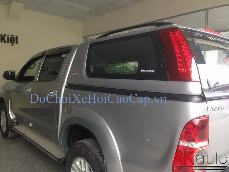 Nắp thùng sau Series 7 cho xe Ford Ranger có sấy kính, mở cửa 2 bên 