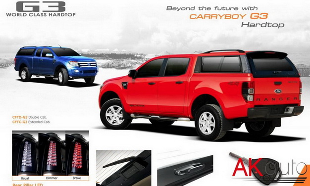 lắp đặt Nắp thùng sau xe bán tải Ford Ranger G3