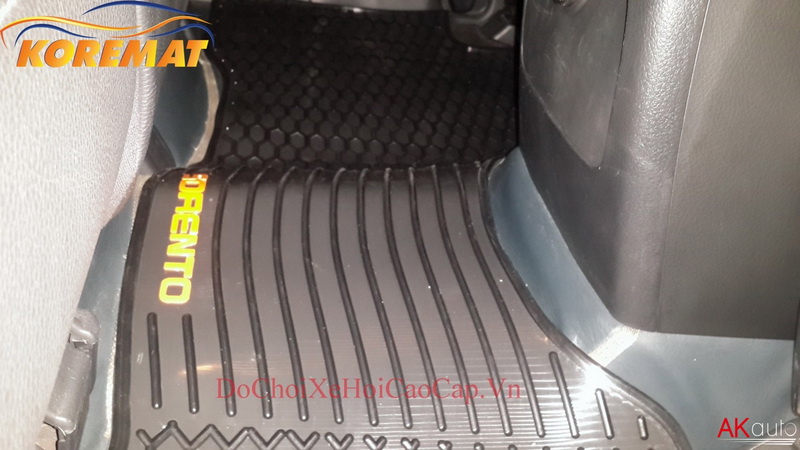 Thảm Lót Chân Sàn Xe Kia Sorento Thiết kế giúp chống trượt