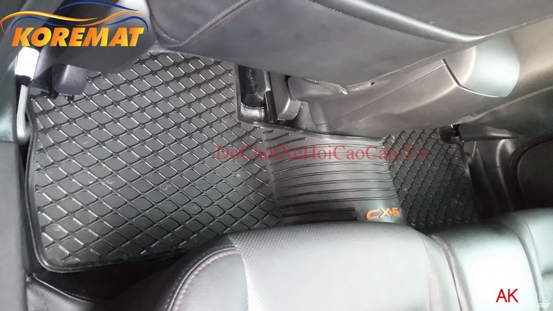 Dễ dàng lui chùi ngay trên Thảm Lót Chân Sàn Xe Mazda CX5